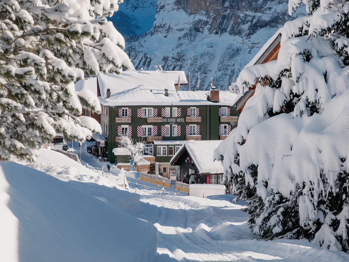 Drei Berge, a mountaintop hotel like no other