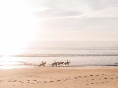 Cavalos na Areia
