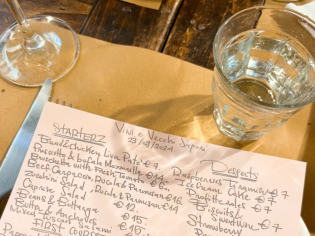 what to order in Florence: if you know, you know