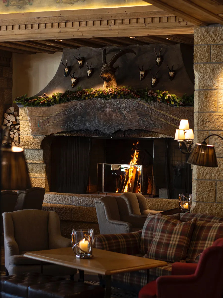 The Lobby Bar at Gstaad Palace