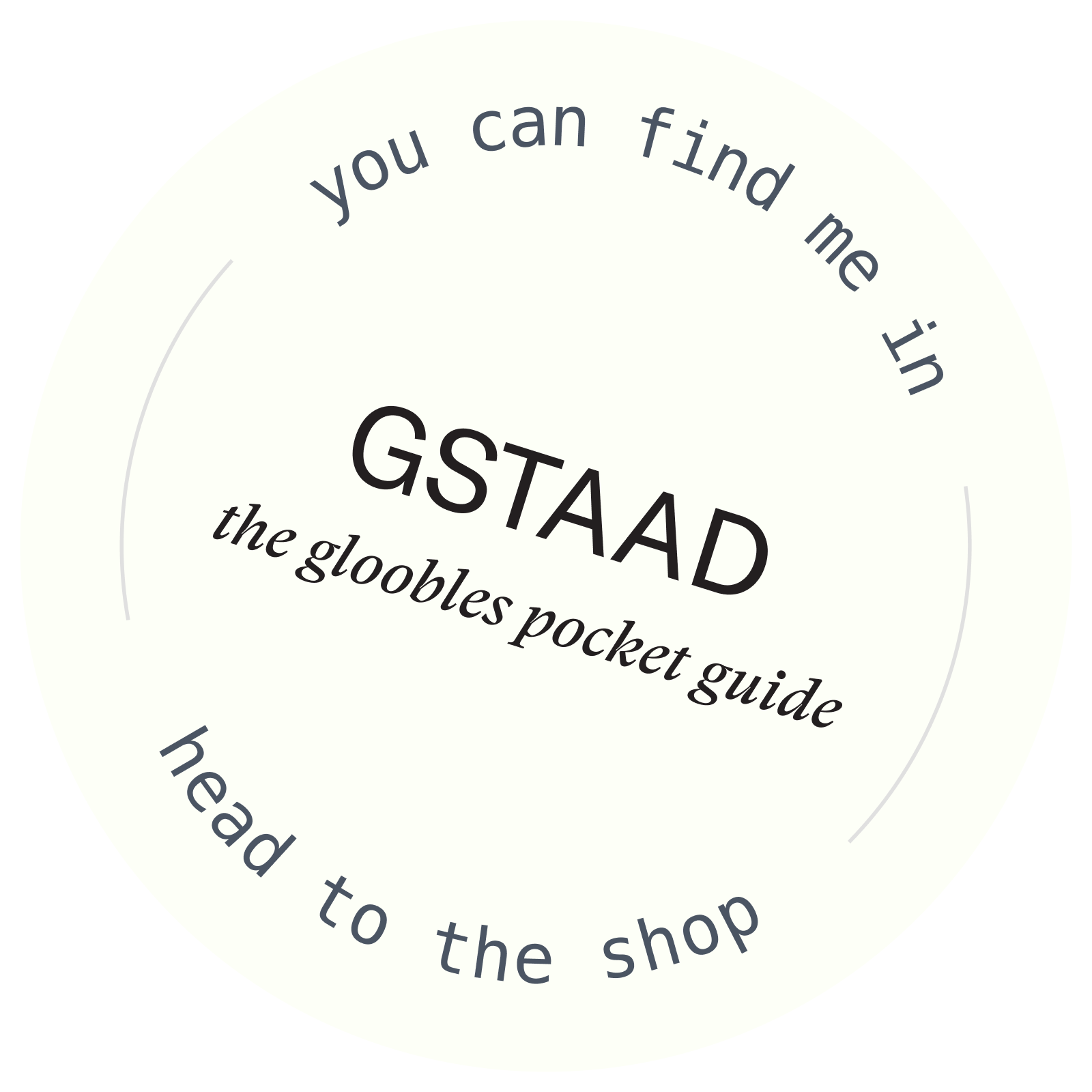 GSTAAD the gloobles pocket guide