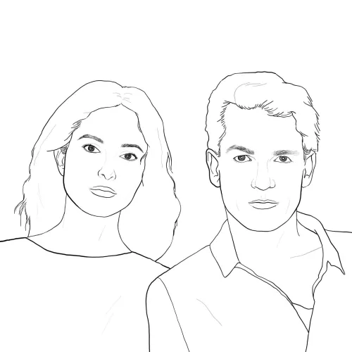 Charlotte de Tonnac  and Hugo Sauzay