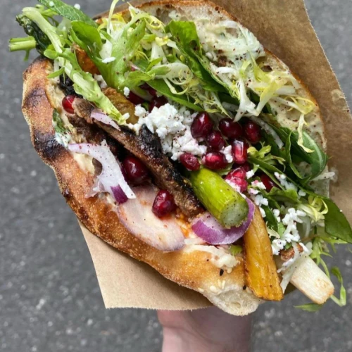 Gemüse Corner Kebab
